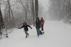 Family fun in the snow